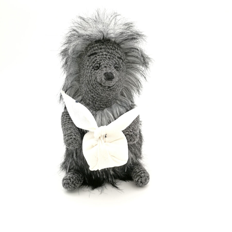 Soft toy "Hedgehog with a knot"