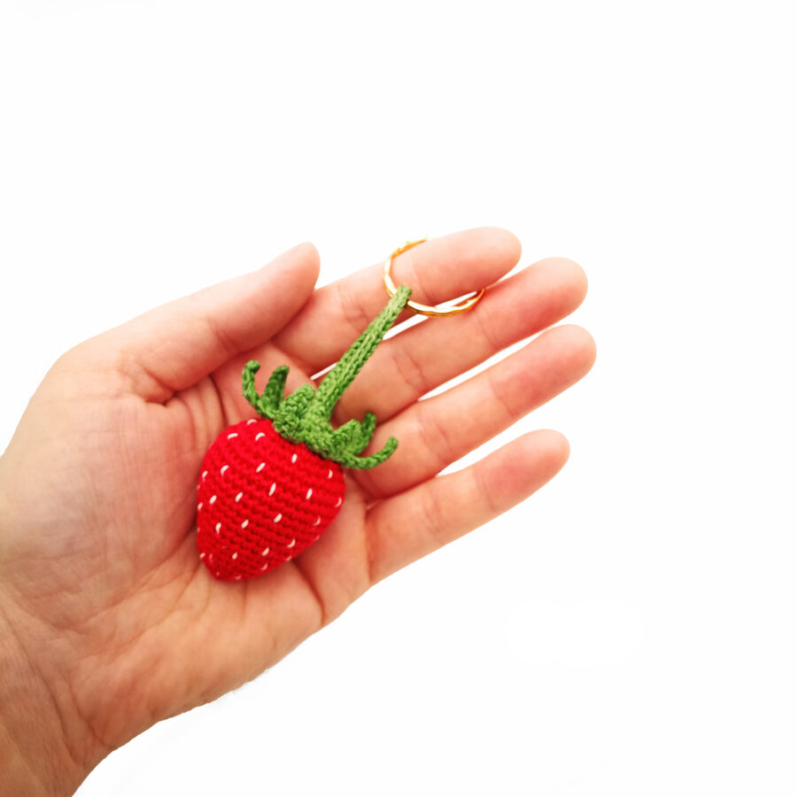 Keychain with Strawberry
