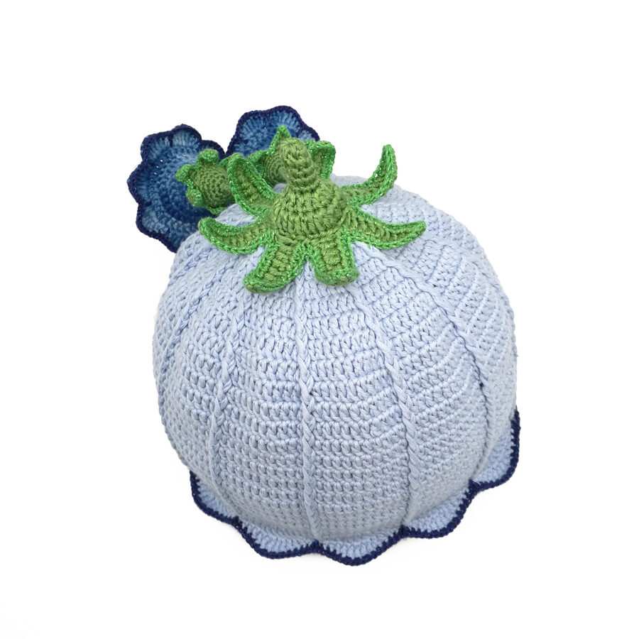 Blue bellflower hat