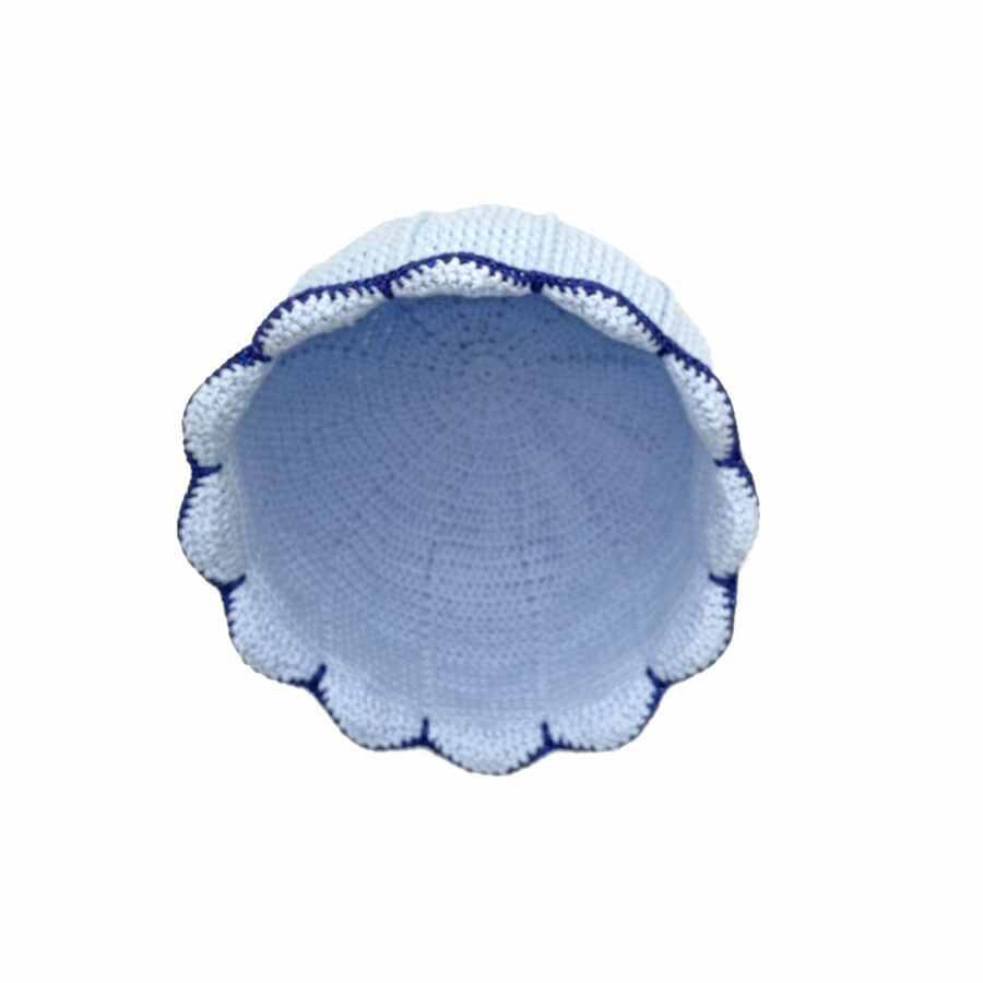 Blue bellflower hat