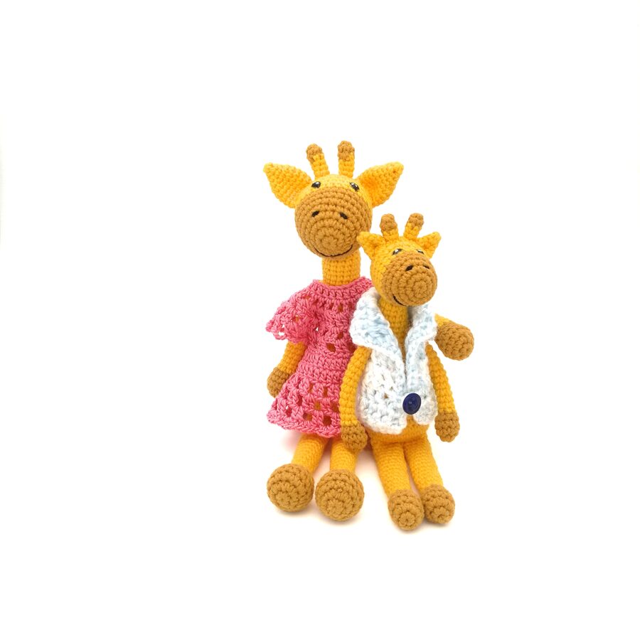 Soft toys "Giraffe babies"