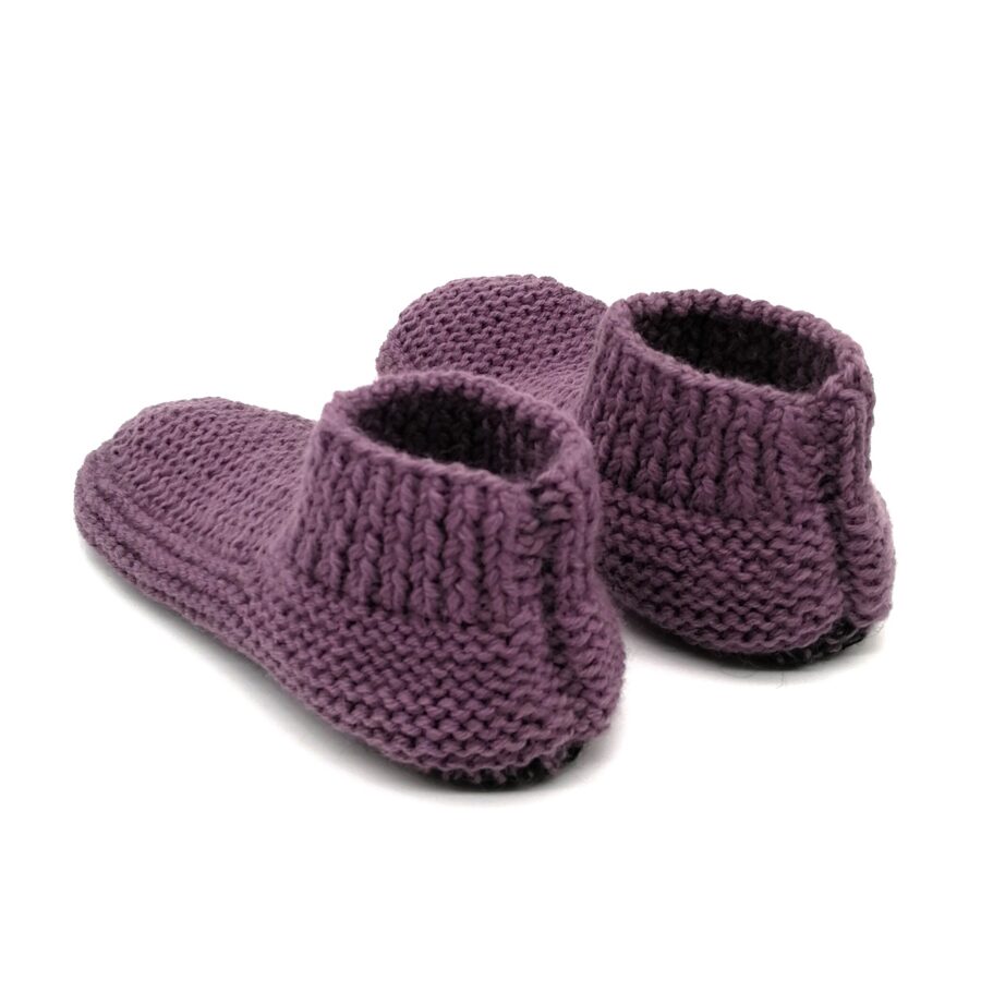 Knitted slippers (Size: 38-39)