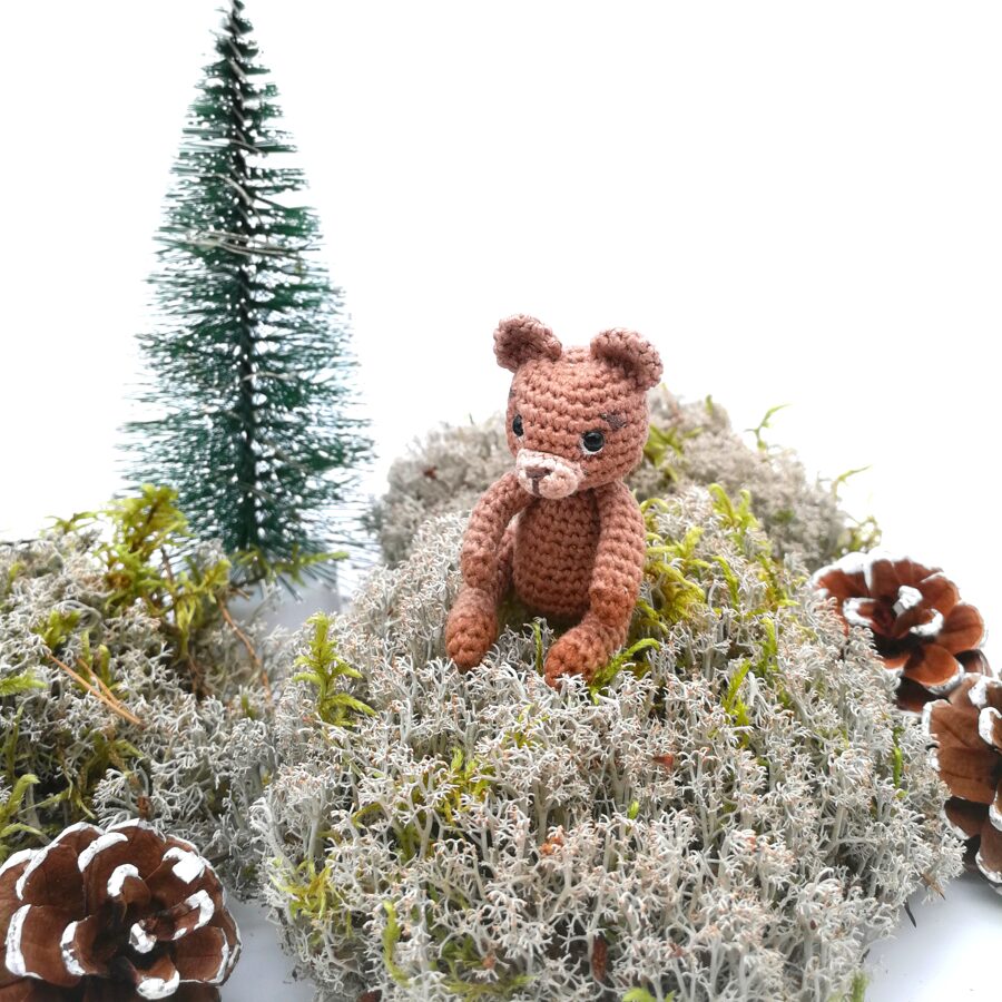 Mini bear toy (2 inches/ 6 cm)