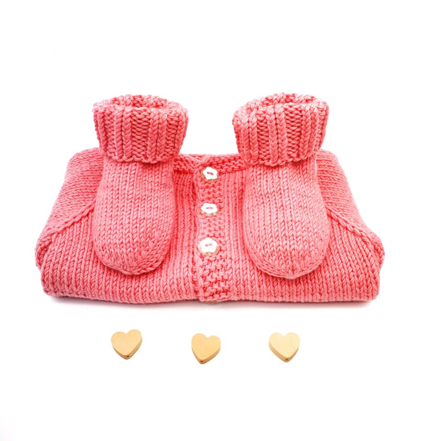 Jacket and socks for a newborn girl 3-6 months 