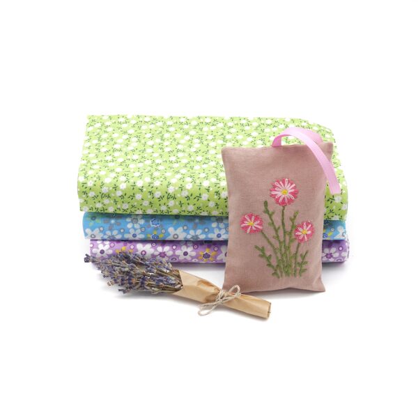 Aroma lavender bag with hand embroidery 