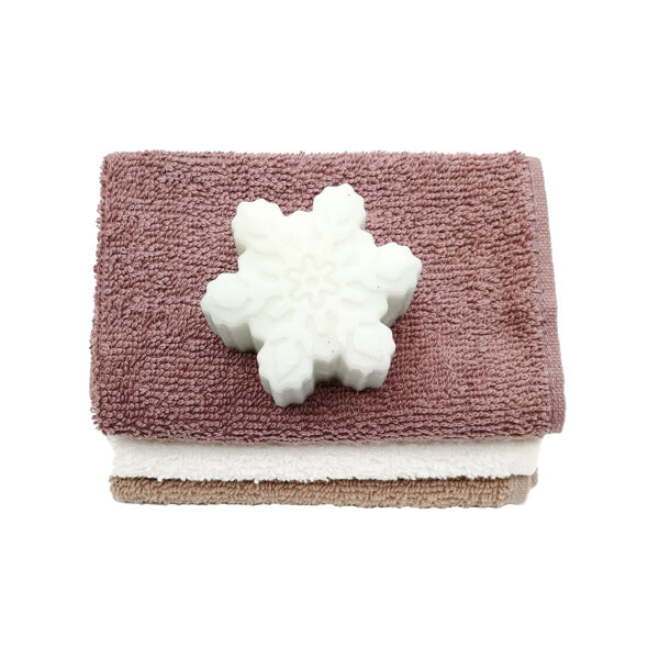 Мыло для рук "Снежинка" и полотенце для рук