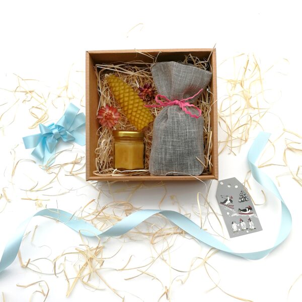 Tea set with candle "Heartfelt talk"
