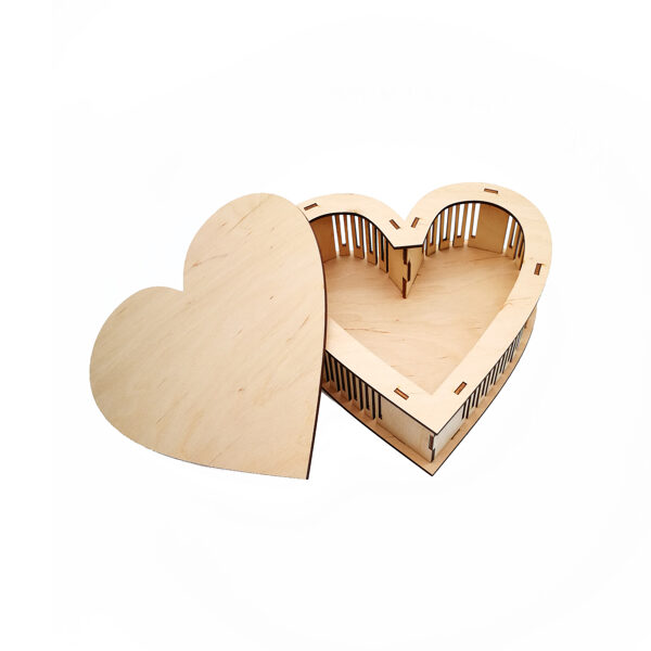 Wooden box "Heart"