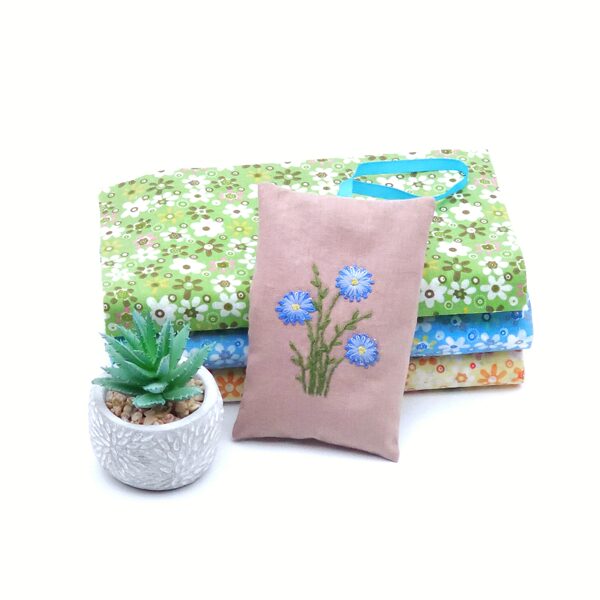 Linen bag filled with lavender
